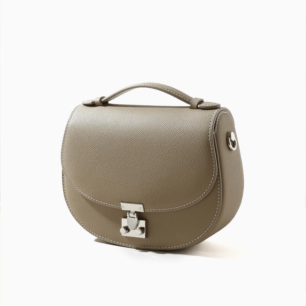 Winter Leather Women's Bag, Minimalist Style Leather Handbag, Niche Design Crossbody Bag