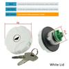 For Fiamma RV Locking Water Filler Cap & Keys Replacement Parts Caravan Motorhome Accessories 98658-001