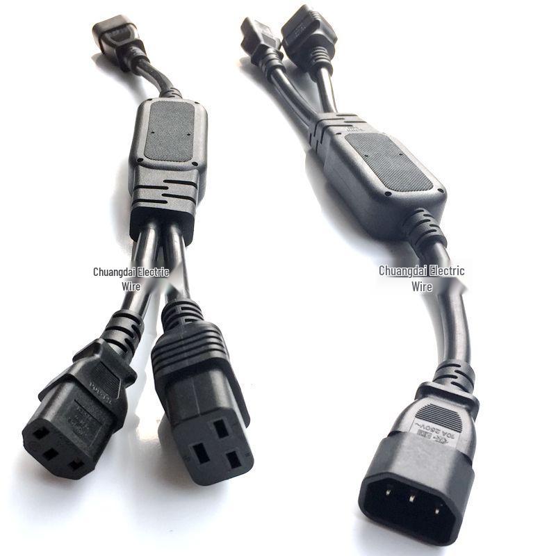 Custom One-to-Two/Three/Four C13 Power Cord - US/European/UK/Australian Standard