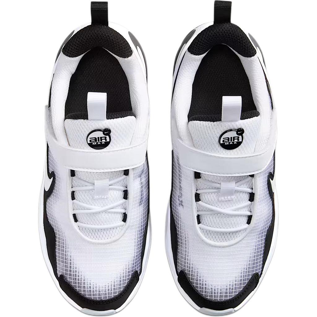 Nike Air Max Nova PS Hvit Svart Ulvegrå Barnesneakers FN4459-103