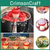 Mini Nonstick Silicone Egg Poaching Cups Set Of Six For Effortless Egg Cooking
