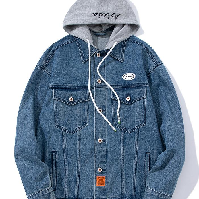 Luo Fanshi Spring Japanese Loose Casual Jacket Retro Washed Denim Jacket Versatile