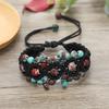 Hand-woven retro ceramic bracelet women's versatile simple temperament literary hand rope with jewelry