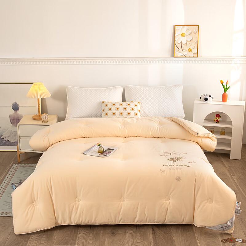 Blooming Flowers Tencel Silk Blend Quilt