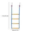 Launching Ladder Boat Rope Ladder Folding Auxiliary Marine Rope 3/4/5 Step Portable Rope Boarding Ladder for Inflatable Boat