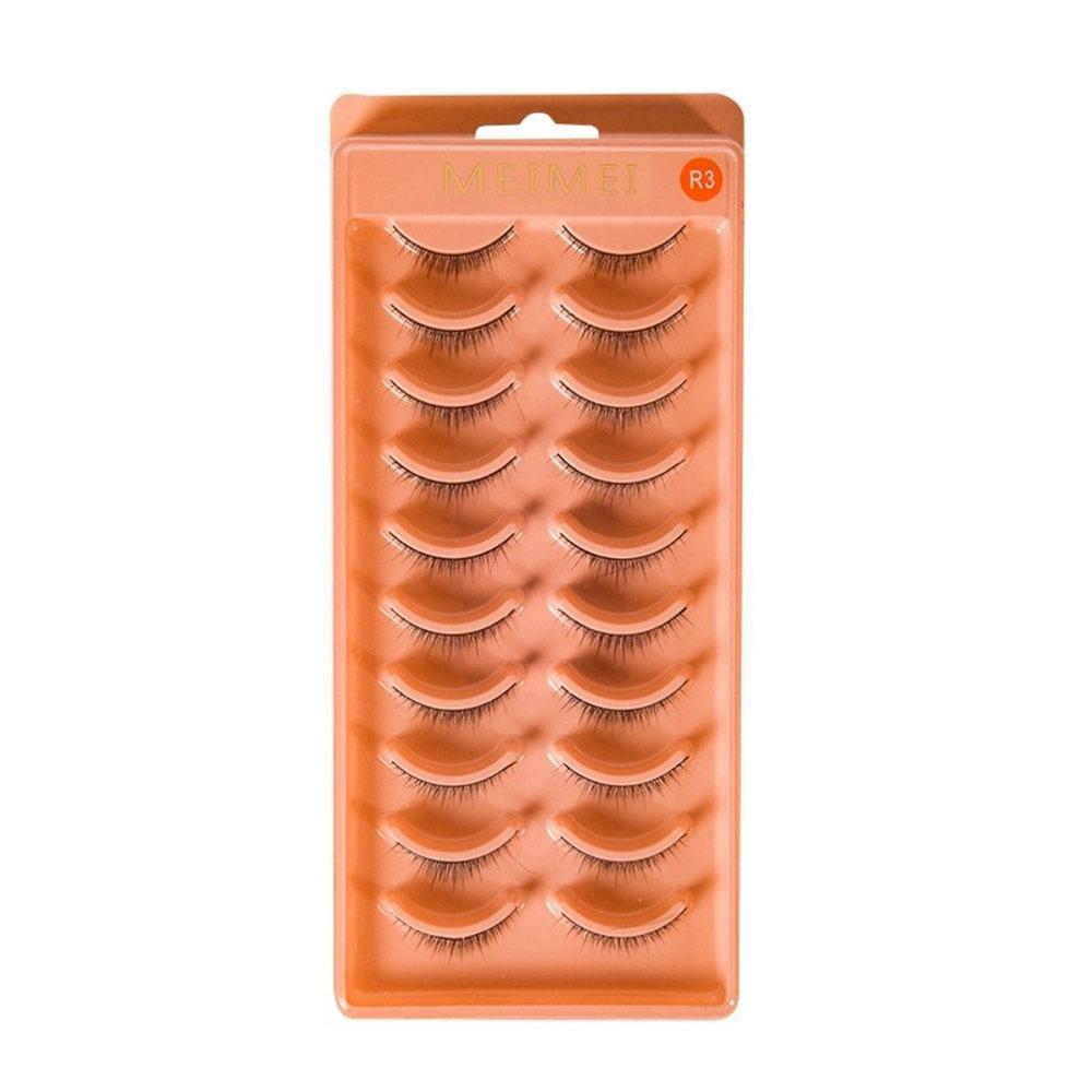 

10Pairs 3D Mink Manga Lashes HandMade Cosplay Lashes Reusable Mink Lashes Beauty Enhancement 1