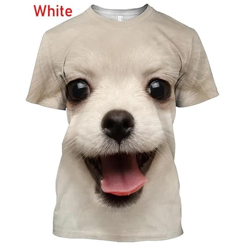 

Cute Pomeranian Dog Graphic T Shirts Men Summer 3D Short-sleeve Printed Pet Tees Casual Round Neck Funny Animal Tshirt Tops 4XL