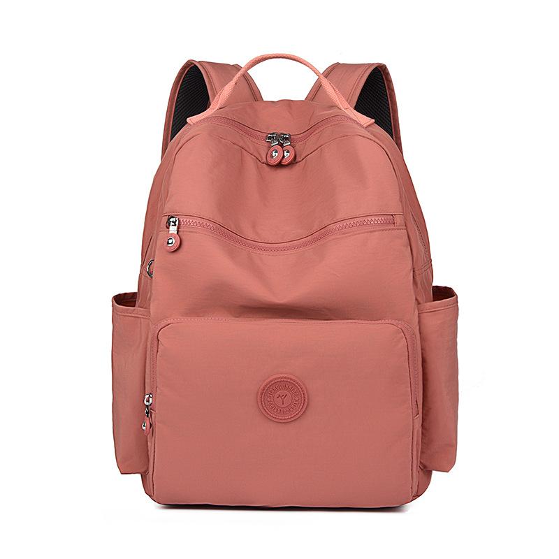 Backpack Large Capacity Women's Travel Backpack Nylon Student School Bag