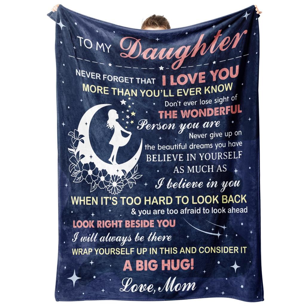 Daughter Gifts From Mom Daughter Birthday Gifts Blanket 60x50 Mothers Day