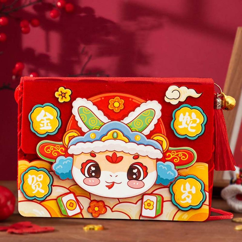 

with Rope Fabric Diy Handbag Non-woven Cloth Kindergarten Material Package Children Style1