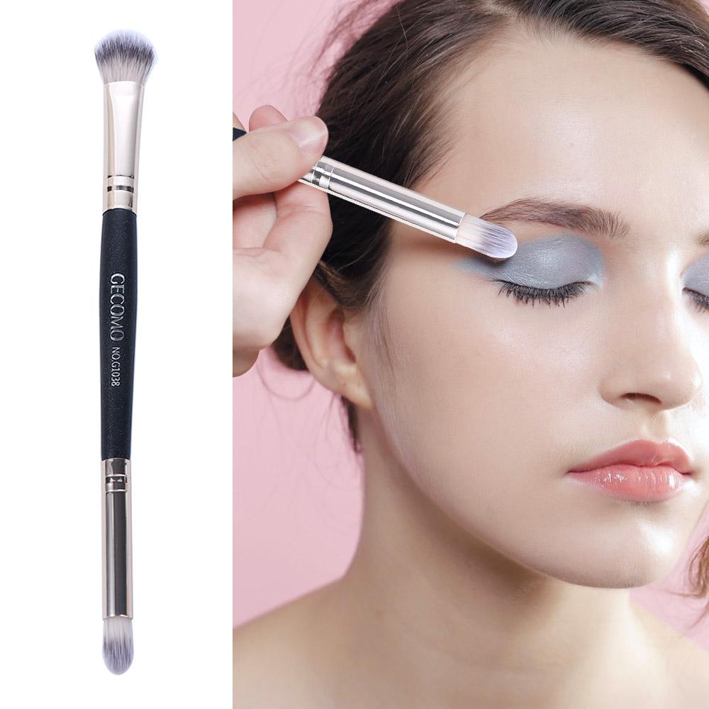 Dense bristles Double-ended Eyeshadow Brush Eye Shadow Brush Makeup Smudge Brush Eye Cosmetic Brush