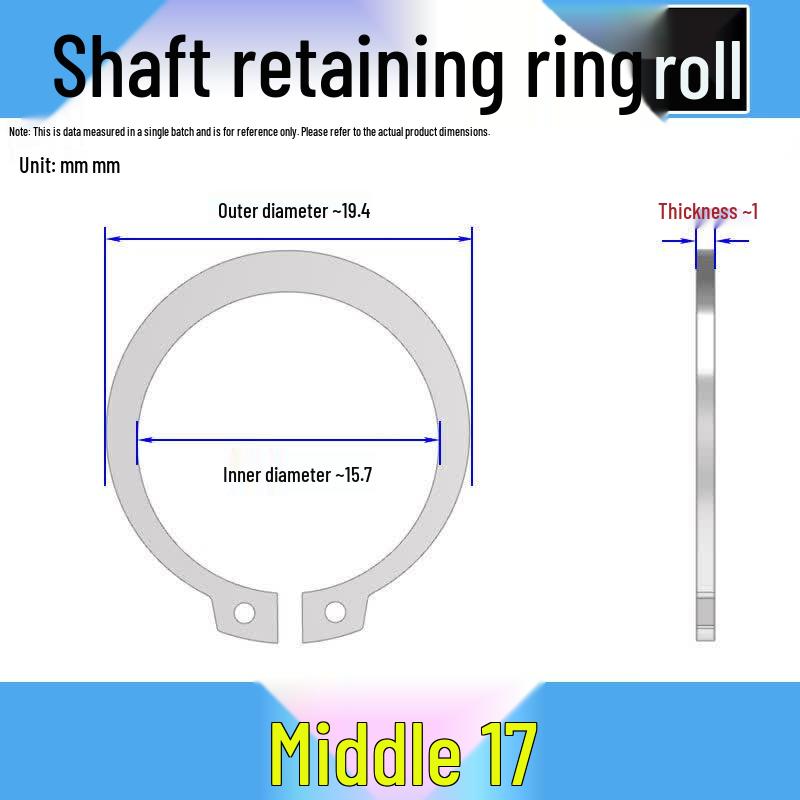 SongGe 304 Stainless Steel External Retaining Ring