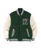 Raw Lab R Old School Heavy Varsity Jacket (Deep Green)