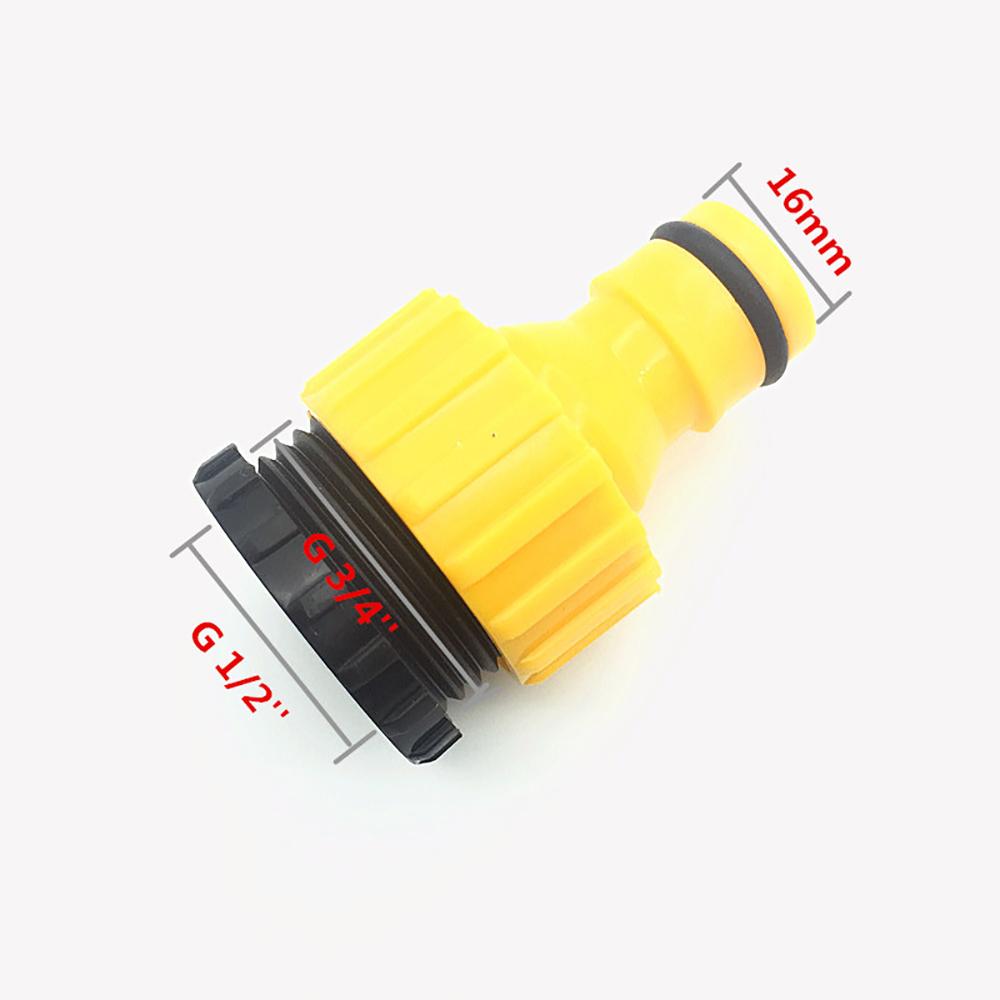 3 Pcs/lot Garden Water Quick Connector Irrigation Water Gun Coupling Waterstop Connector 16mm Pipe Car Washing Fittings