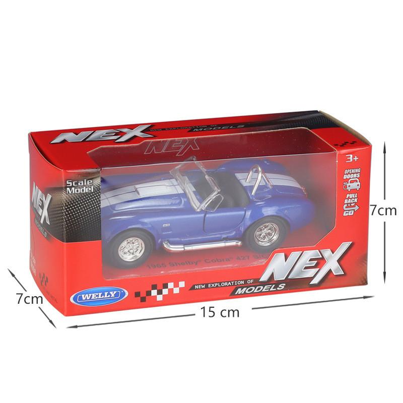 Alloy Car Model Classic Ford Shelby Cobra With Inertia Control For Collectors