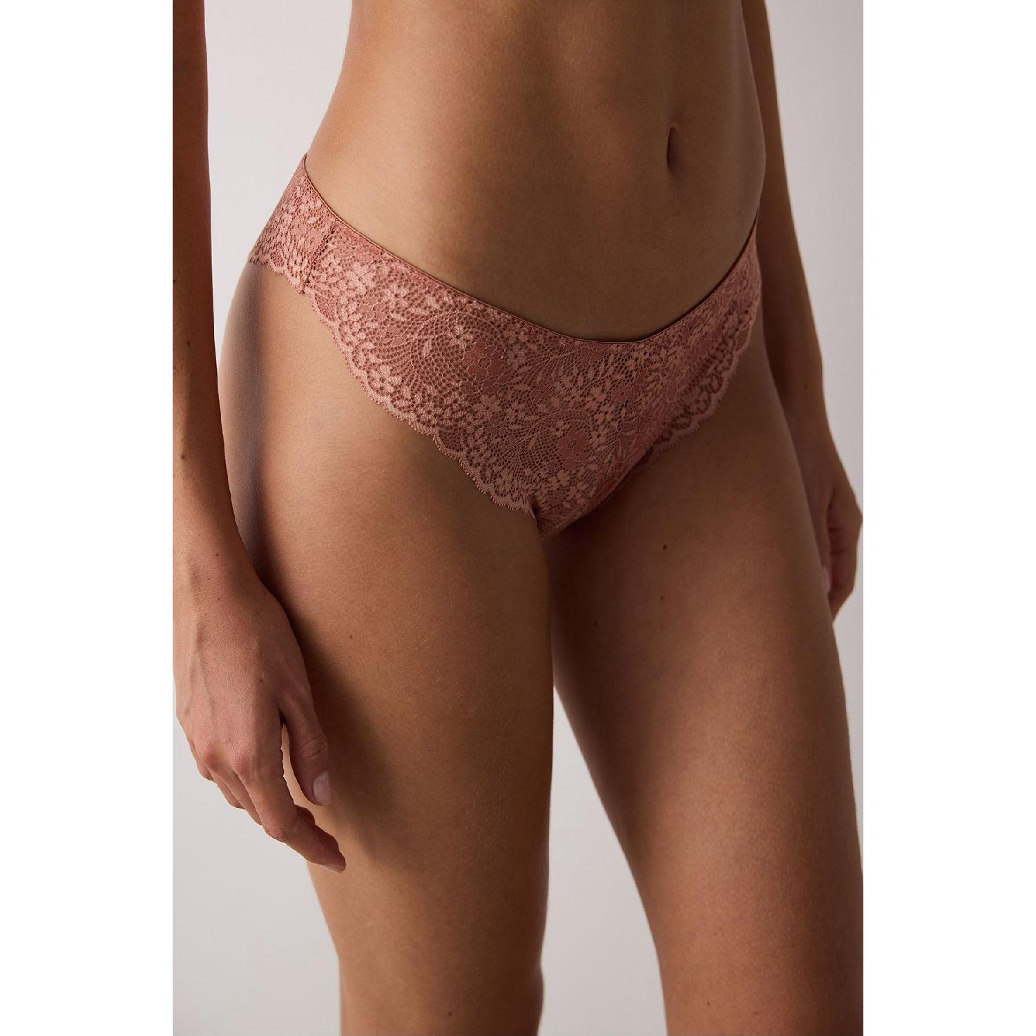 

Іржаві світло-коричневі бразильські трусики S