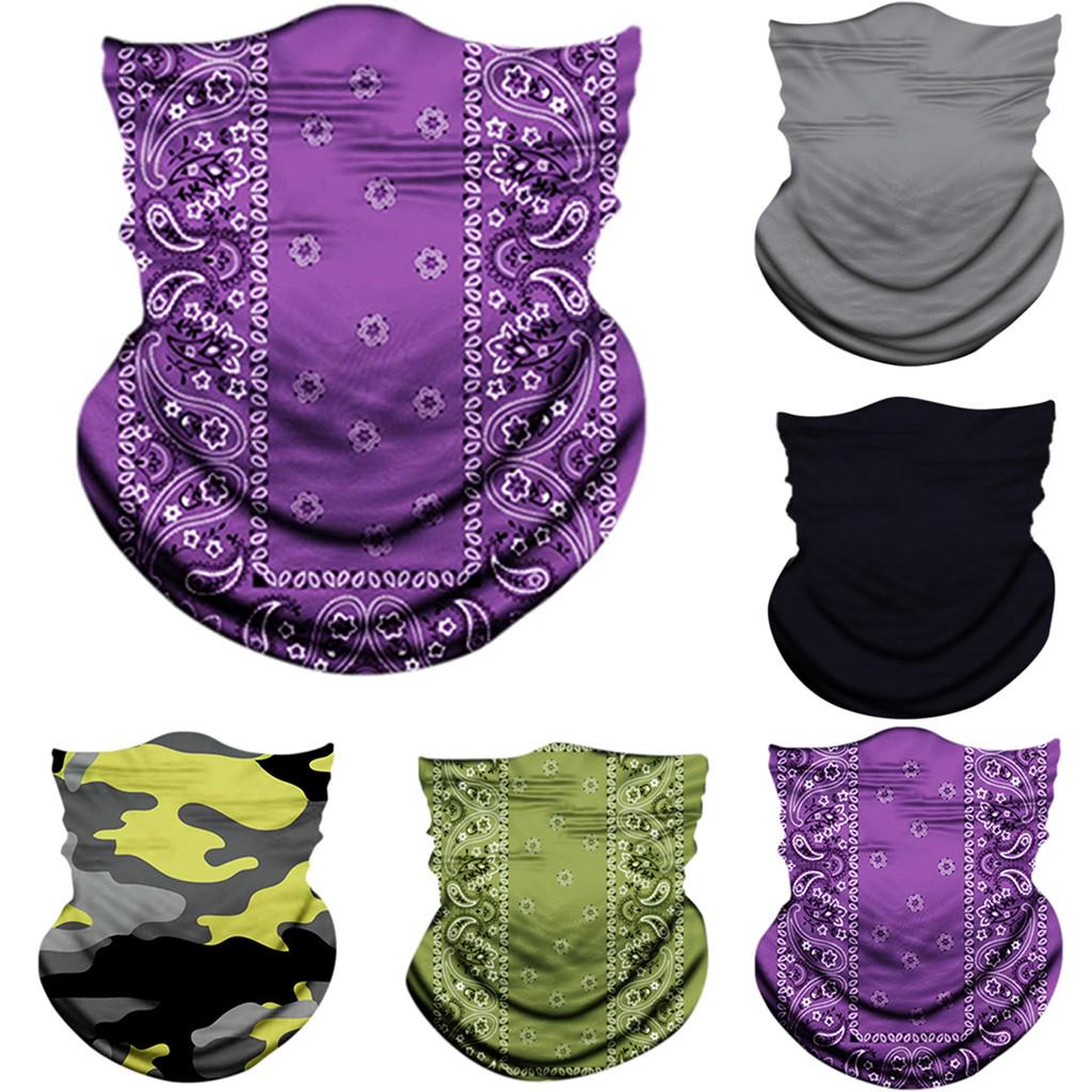 Buy [HTE] Unisex Seamless Bandana Rave Headband Scarf Headwrap Neckwarmer Riding Mask at