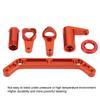 RC Steering Assembly Aluminum Alloy Replacement   Upgrade Repairing Parts for JLB 1Celsius10 Trucks