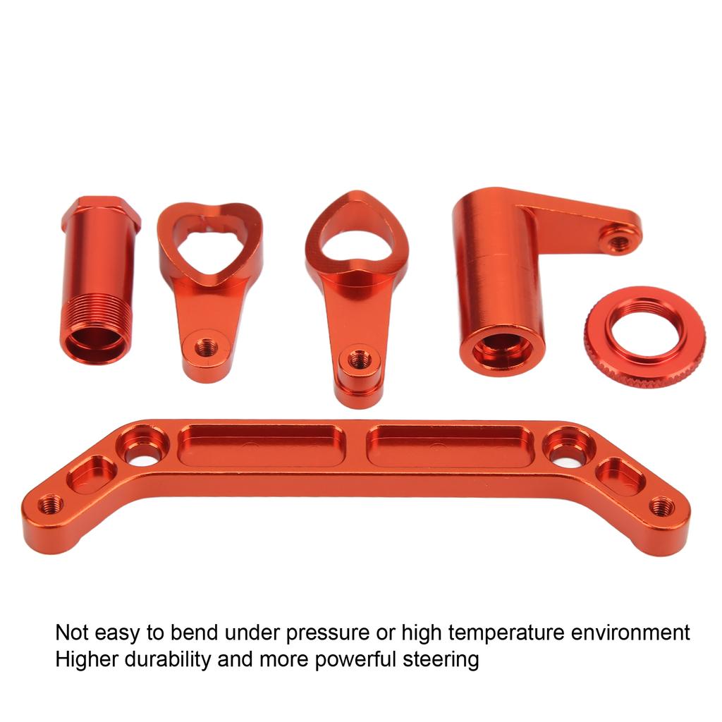 RC Steering Assembly Aluminum Alloy Replacement   Upgrade Repairing Parts for JLB 1Celsius10 Trucks
