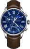 Aerowatch A78990 AA04 Brown Moon Phase Chronograph Watch with Date Swiss Made Men's Display,