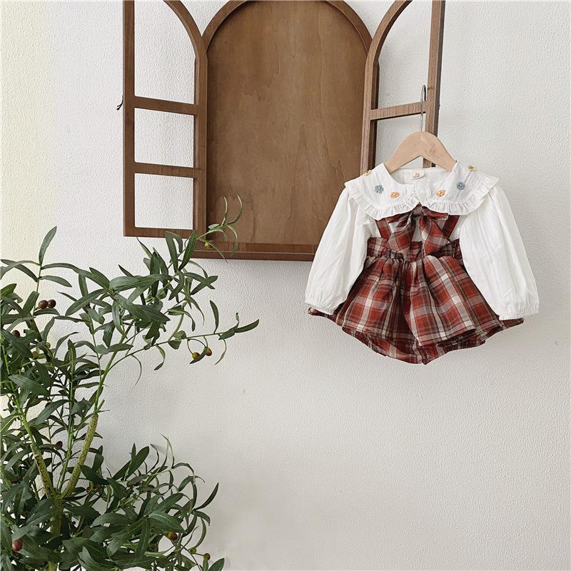 Σετ Φούστας για Κορίτσια JK Φούστα Πουφ Παιδική Φούστα Σετ Δύο Τεμαχίων Μωρουδίστικη Πλισέ Φούστα Κοστούμι Μικρής Φούστας