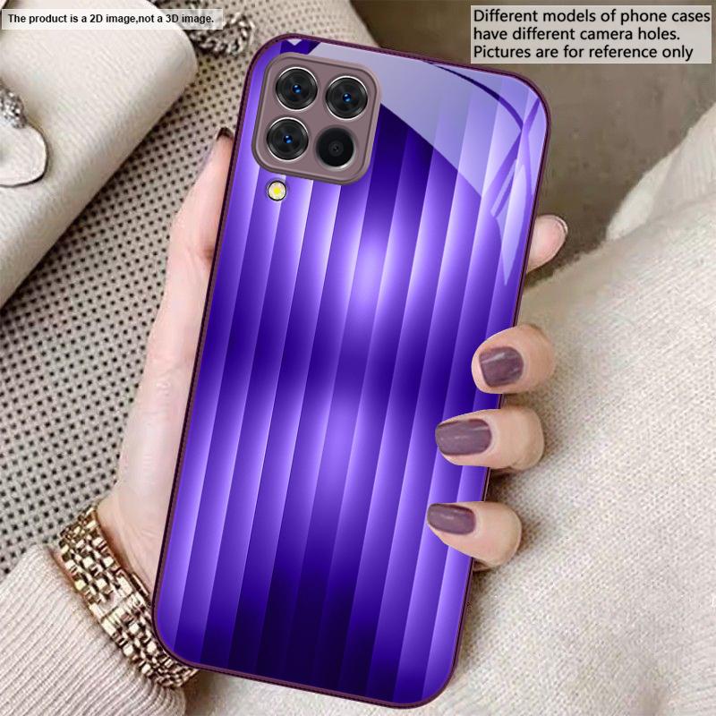 Brown Delicate Gradient For Samsung A01 A02 03 Core 04 05 06 10 12 13 14 5G 15 16 M02 12 Note 8 9 10 20 Glass Ultra Phone Case