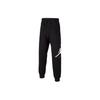 Knitted Sweatpants MJ BASELINE Lace Up Side Print Fleece Lined Casual Black Kids' FZ6362-010