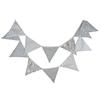 Black White Party Triangle Banner For Nursery Photos And Celebration Settings