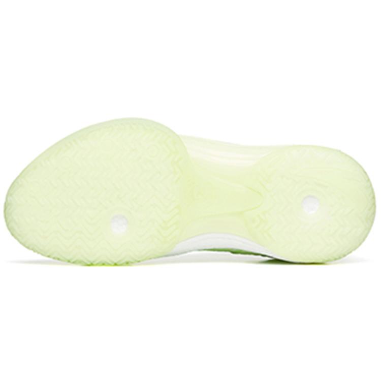 New Anta Shock Wave 4 Cushioning Anti Slip And Wear Resistant Mid Top Performance Basketball Shoes Women's Green Night 122231106-4