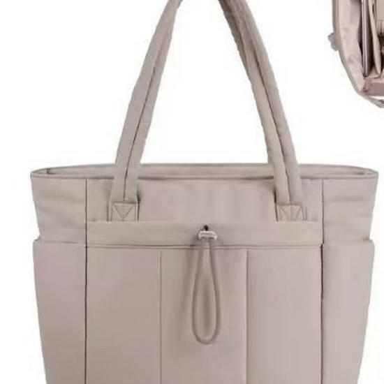Bolsa de Viagem e Fitness Acolchoada de Algodão de Grande Capacidade em Estoque com Necessaire e Bolsa de Pernoite, Alça Única de Ombro