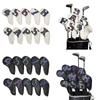 10Pcs Golfs Iron Head Cover Thick PU Leather Golfs Head Cover Replacement Headcover Protective Cover Easy to Use