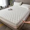 King Queen Size Anti -Mites Soft Comfortable Bed Cover Solid Color Waterproof Mattress Cover Not Including Pillowcase