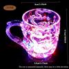 285ML Luminous Drinkware Cup LED Flashing Acrylic Drinking Induction Cup Pouring Induction Light Suitable for Whiskey Bar Party