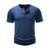 Men's Cotton T-shirt Summer Breathable Solid Color Slim Fit Cozy Short Sleeve Tees Casual Simple Style Soft Fabric Clothing