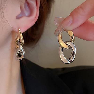 Dvoubarevné náušnice pro ženy Minimalistické Vintage Elegantní Párty Šperky Doplňky Dárky