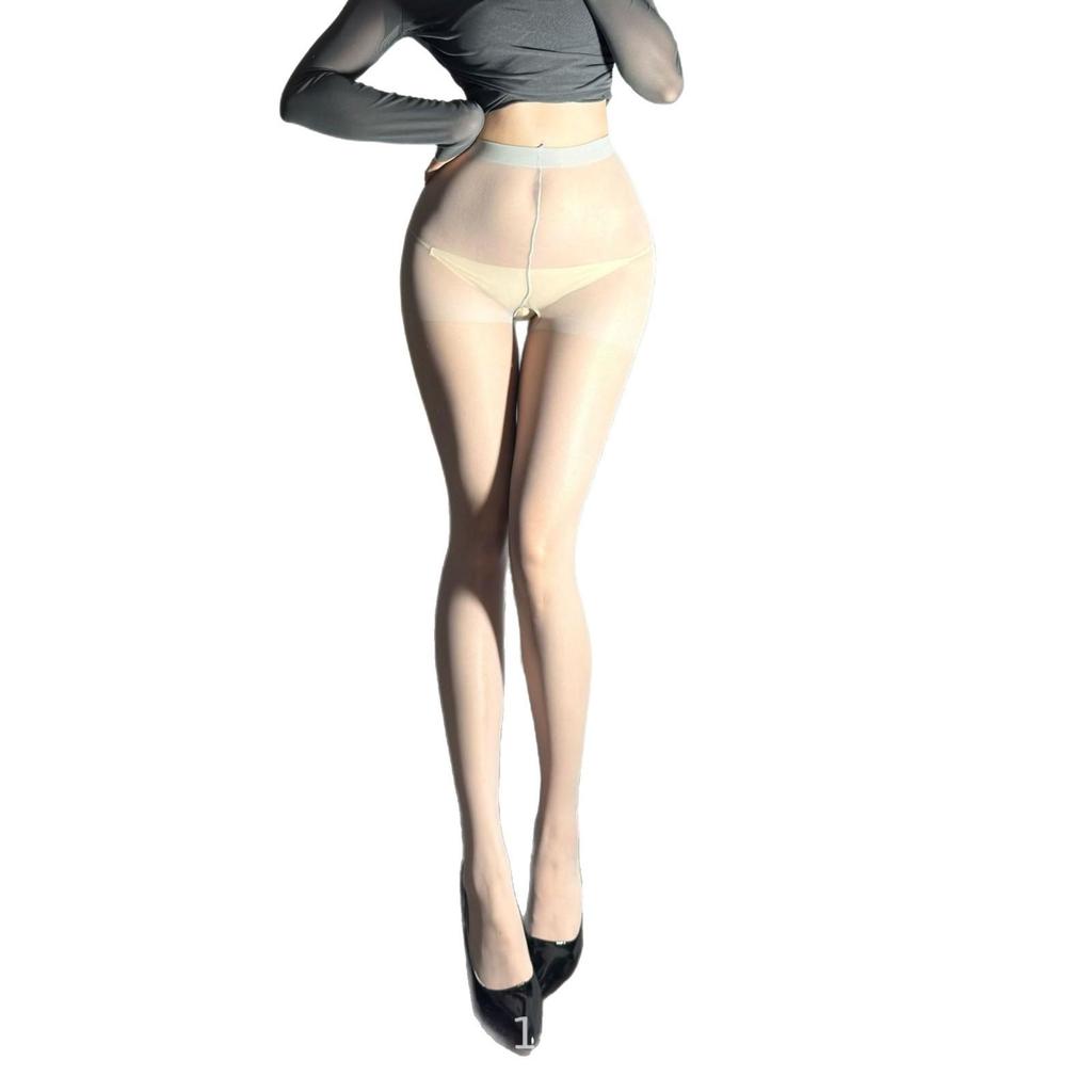 Black Fishnet Open-Crotch Lingerie Set with Knee-High Stockings