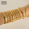 Retro Titanium Steel Adjustable C-Shaped Bangle - European & American INS Style Stainless Steel Women's Bracelet