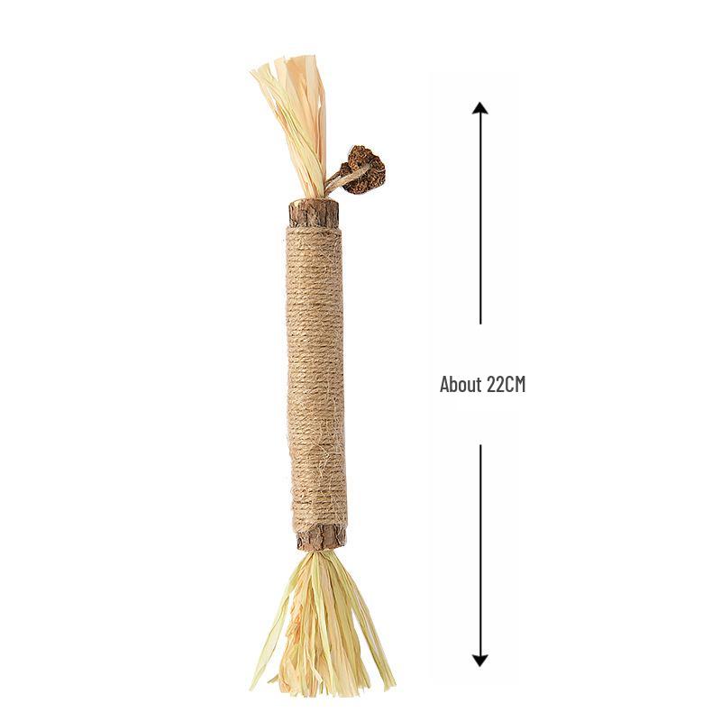 Mint Scented Fish Bone Cat Teething Toy for Teeth Cleaning and Play