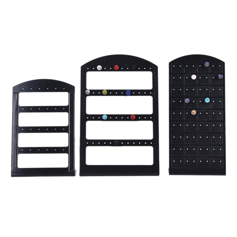 24/48/72 Holes Jewelry Organizer Holder Stand Plastic Earring Display Show Case