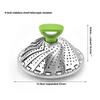 9/11Inch Stainless Steel Lotus Steaming Tray Folding Food Steamer Vegetable Fruit Food Basket Mesh Steamer Rack Cooking Cookware