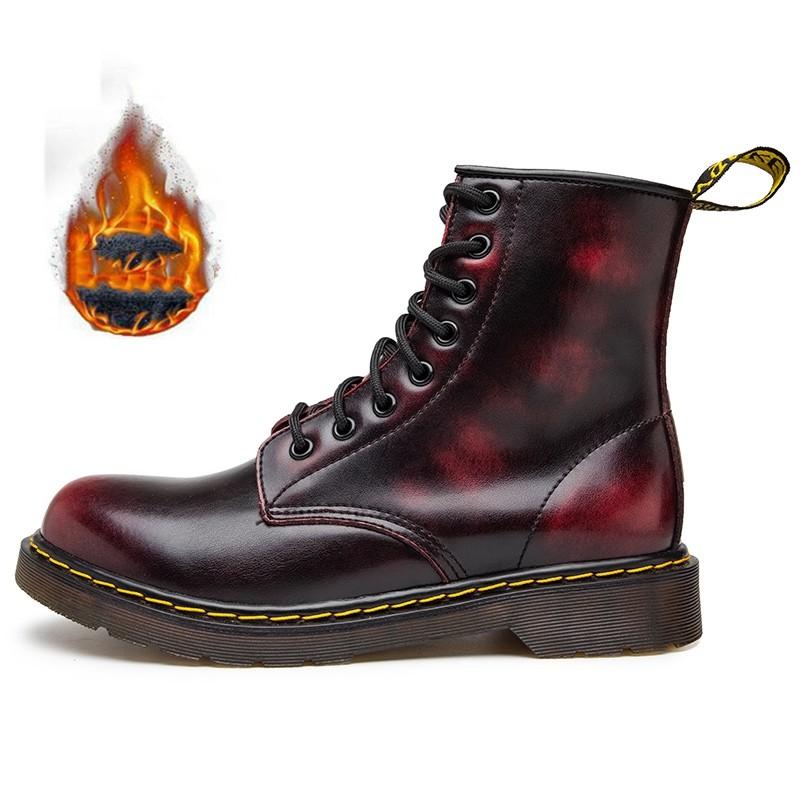 

Модні черевики з натуральної шкіри Чоловіче взуття Повсякденне взуття Класичні ботильйони Високі сліпони Офісні вентиляційні універсальні мотоциклетні жіночі Big48 45