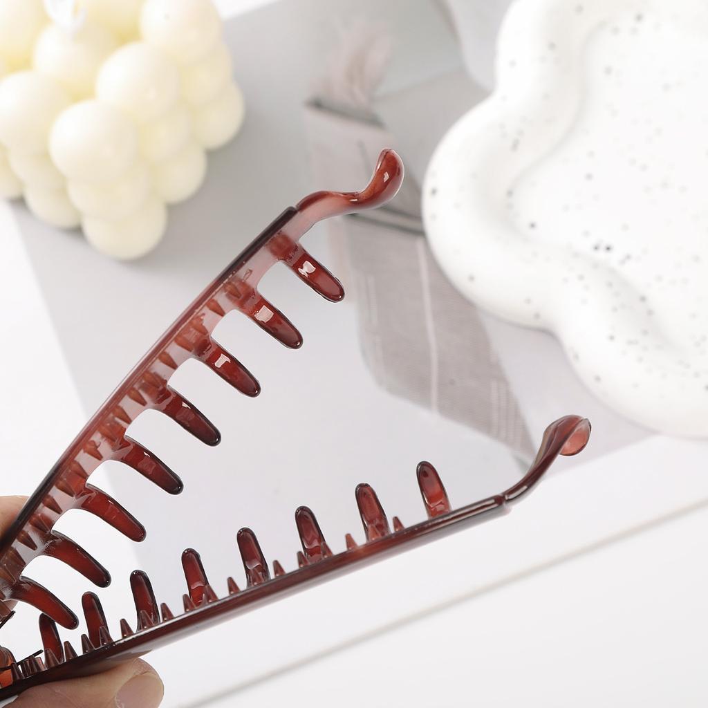 AWAYTR Vintage Amber Hair Clips Comb Clamp Tooth Hairpin Handmade Girl Hair Accessories Festival Gift Valentine Headwear