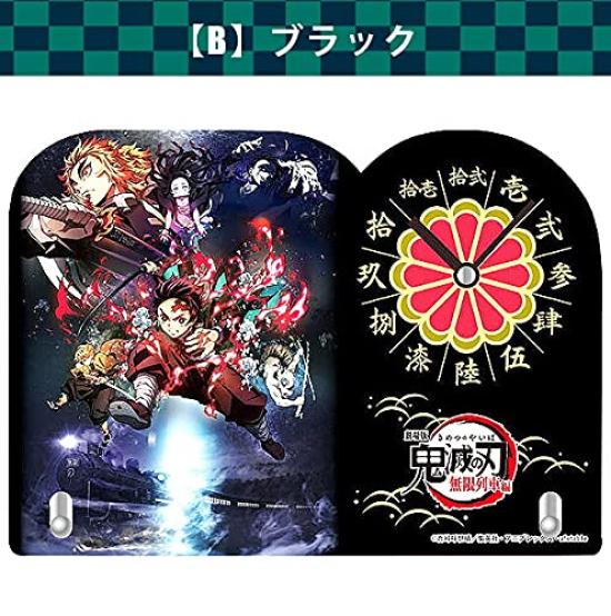 Demon Kimetsu No Yaiba Acrylic Clock 2 Black Slayer Die-cut (Resale)