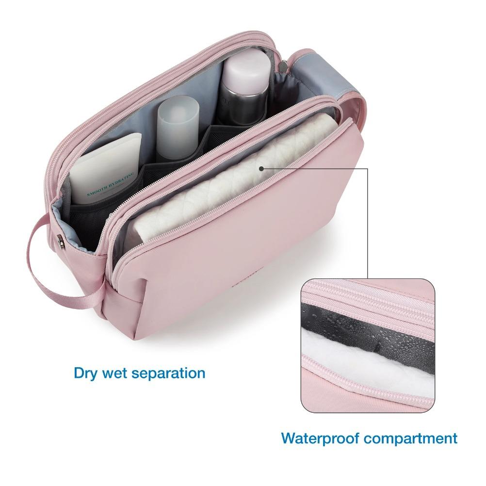 Large Capacity Makeup Bag Multifunction Pvc Waterproof Makeup Organizer Travel Pouch Household Makeup Bag Travel Essentials