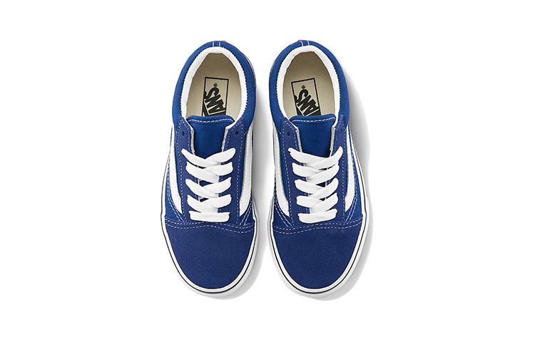 Vans Canvas Low top Kids' Skateboarding Shoes Blue Children Aged 3 7 Years Old VN0A4BUU2JO
