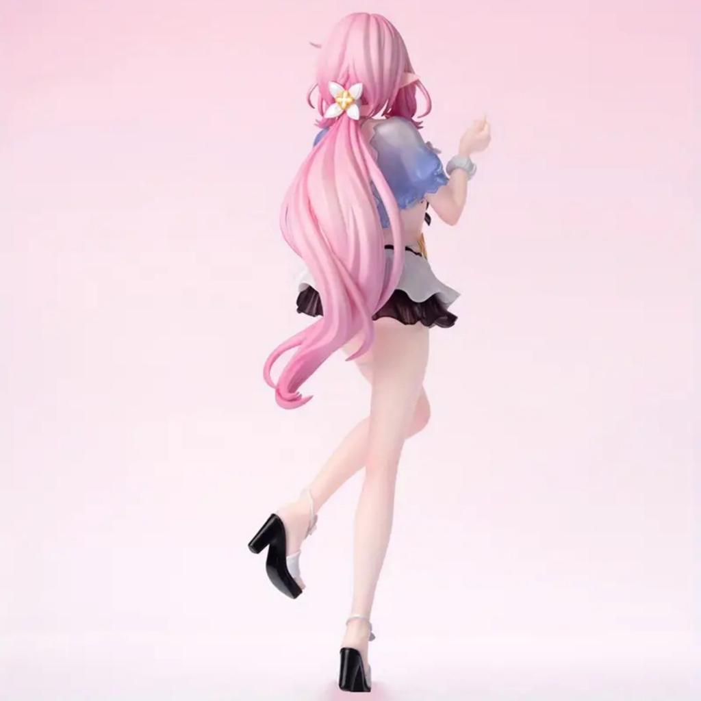 23cm Game Honkai Impact 3 Elysia Cute Swimsuit Beach Model Desktop Ornaments Toy Collection Gift
