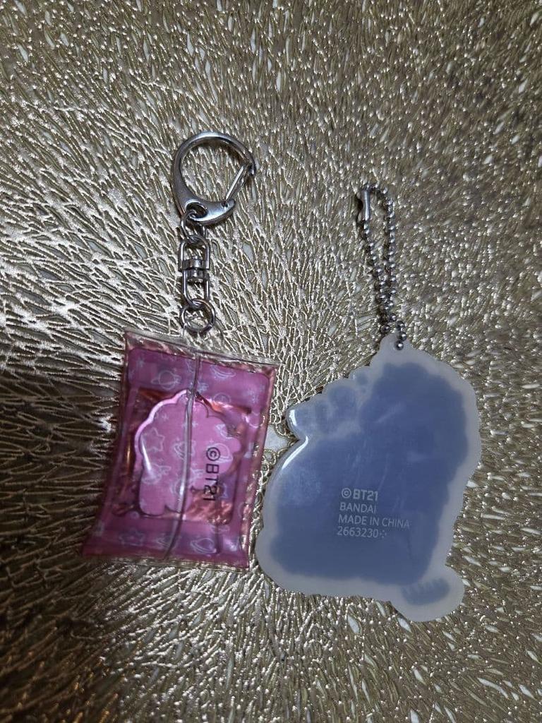 [USED] BTS BT21 RJ Jin Keychain Korean Idol K-POP