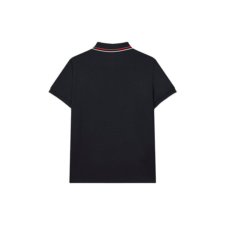 Fila SS22 Striped Logo Casual Knit Short Sleeve Polo Shirt Women Tops Legendary-Blue F11W231106F-NV