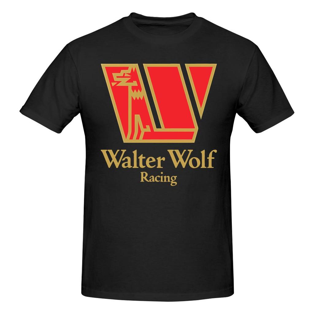Walter Wolf Racing Hong Kong Stil T-Shirt Künstlerischer Junge Faules Gefühl T-Shirt