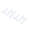 2 Pack Acrylic Furniture Wall Protector Transparent Sofa Wall Stopper  For Cabinet